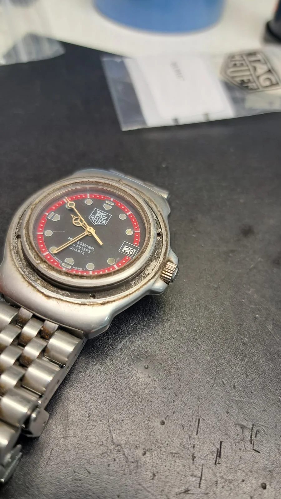 TAG Heuer Formula 1 WA1214 watch for a new plastic bezel fitting